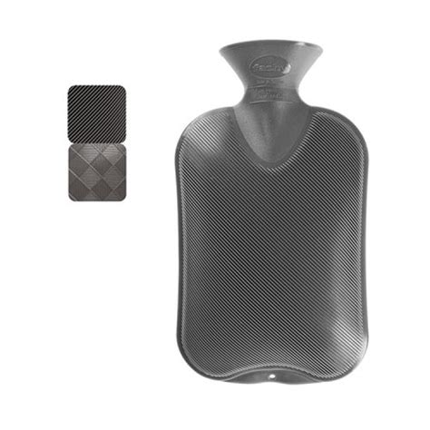 Fashy Hot Water Bottle 2l Half Lamella Anthracite Buy Online Beeovita