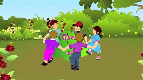 Ringa Ringa Roses Nursery Rhyme Cartoon Animation Songs For Kids Youtube