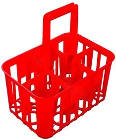 Корзина для транспортировки бутылок, на 6 мест,п/п, Италия, 11002201 ...