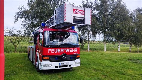 Zoll Auktion 1 Drehleiter 23 12 Mercedes Benz Aufbau Metz