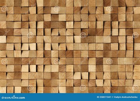 Natural Wooden Background Wood Blocks Wall Paneling Texture Wooden