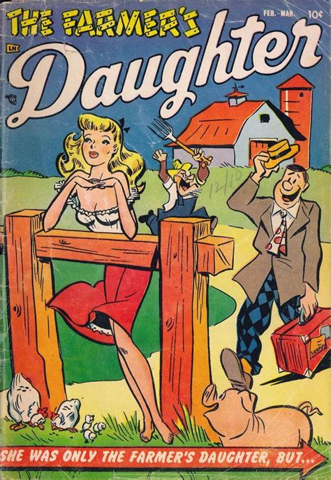 Comic Book Cover For The Farmers Daughter 1 Vintage Comic Books