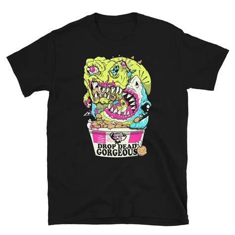 DROP DEAD GORGEOUS Nom Nom Nom Emo Screamo Post Hardcore Band T Shirt Walmart