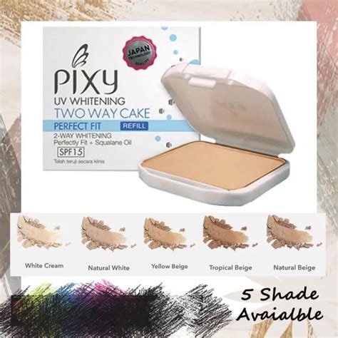 Pixy Uv Whitening Two Way Cake Refill Shade Available Lazada