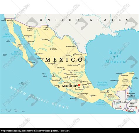 Large Printable Map Of Mexico