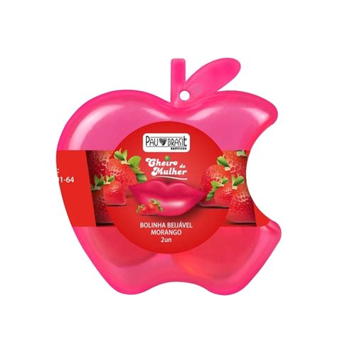 Bolinha Beij Vel Morango Cheiro De Mulher Pau Brasil Sex Shop Tenta O