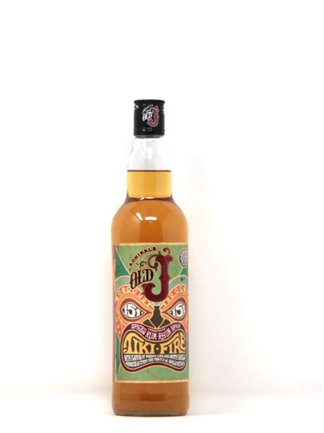 ADMIRALS OLD J TIKI FIRE SPICED RUM 75 5 Abv Sierra Springs Liquor