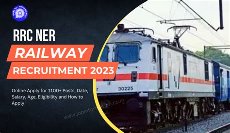 RRC NER Railway Recruitment 2023 Notification 1100 Posts Eligibility