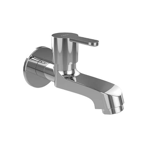 Cera F Stainless Steel Bib Cock With Wall Flange And Aerator