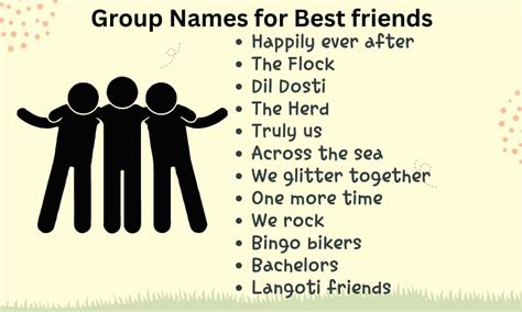 Friends Group Names Suggestions