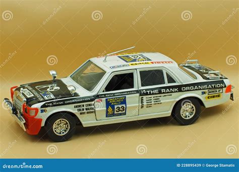 TOY CAR MERCEDES-BENZ 450SEL by BBURAGO Editorial Stock Image - Image of 280e, colin: 228895439