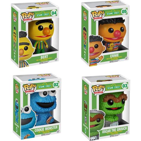 Best Buy Funko Sesame Street Pop Tv Vinyl Collectors Set Bert Ernie