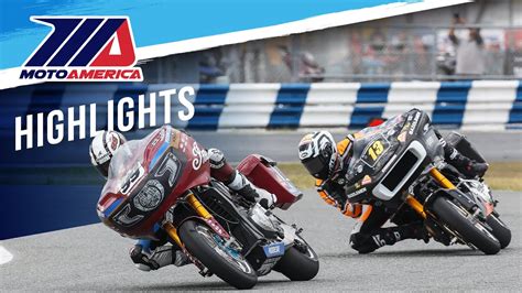 MotoAmerica Mission King Of The Baggers Race 1 Highlights At Daytona