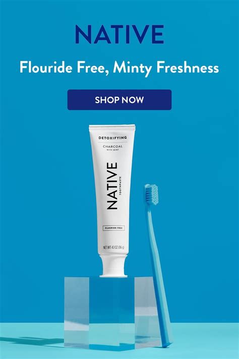 Shop Native Toothpaste | Toothpaste, Flouride free toothpaste, Shopping