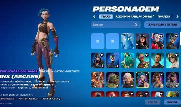 Conta Fortnite Jinx E Lara Croft E Fortnite Contas Fortnite