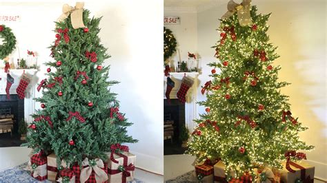 pre lit christmas tree 7.5 10
