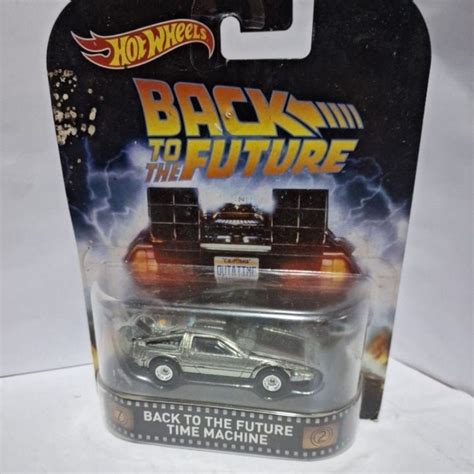 hot wheels 1 64 2015 série retro Delorean de volta para o futuro Shopee Brasil