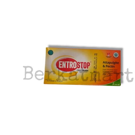 Jual Entrostop Obat Diare Isi 2 Blister X 10 Tablet Shopee Indonesia