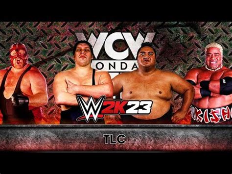 WWE 2K23 Vader VS Andre The Giant VS Yokozuna VS Rikishi TLC Match