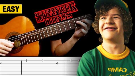 Never Ending Story Guitar Tabs Tutorial Easy Stranger Things Youtube