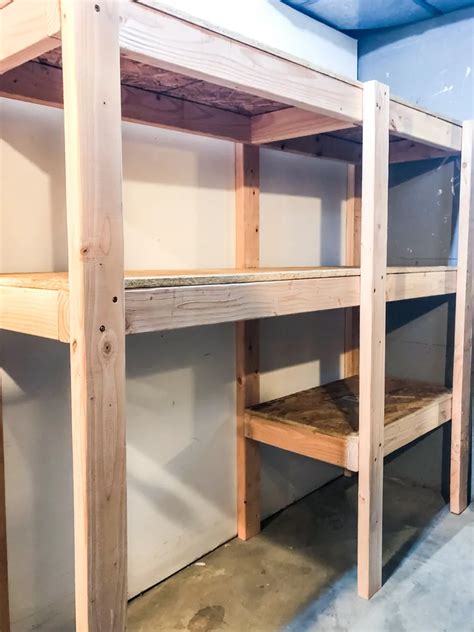 Diy Garage Shelves With Plans The Handyman S Daughter Off