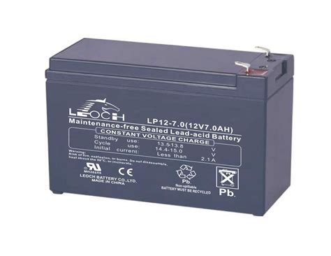 LPE12 7 0 Leoch 12v 7 5Ah Rechargeable Sealed Lead Acid Battery