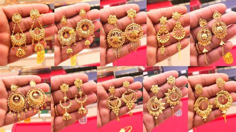 From Gm Gold Kanbala Kanpasha Hoop Earring Jhumka Design Lightweight