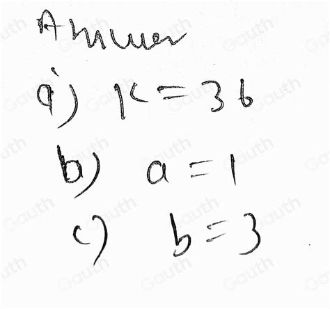 Solved It Is Given That Y Varies Inversely As The Square Of X The Table Below Shows Some