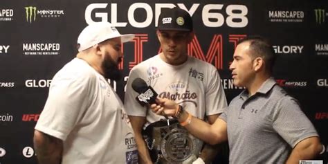 Glory two divisional champion Alex Pereira talks defending straps and ...