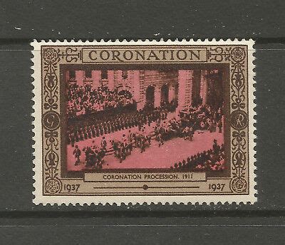 Gb Uk King George Vi Coronation Poster Stamp Coronation