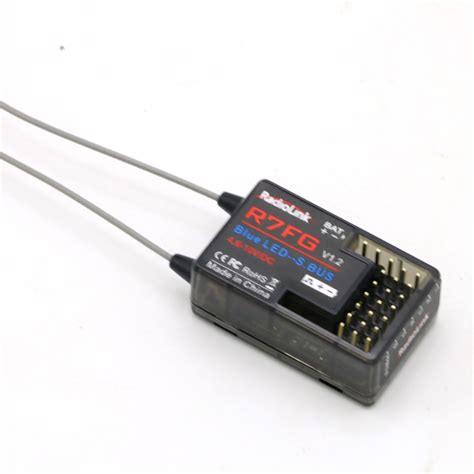 RadioLink R7FG 2 4GHz 7CH Dual Antenna Reciever High Voltage Integrated