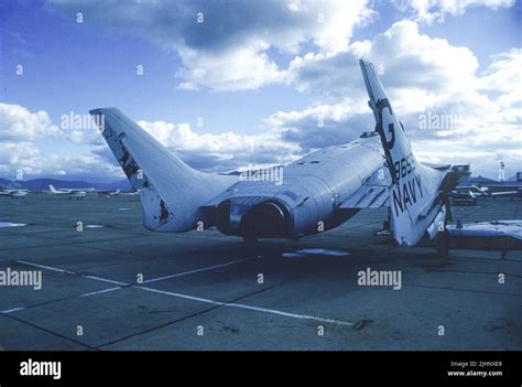 Vought F7U Cutlass fuselage Stock Photo - Alamy