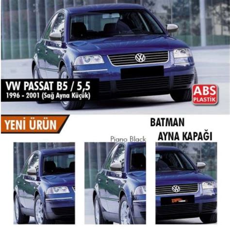 Vw Passat B Batman Yarasa Ayna Kapa Piano Black Abs