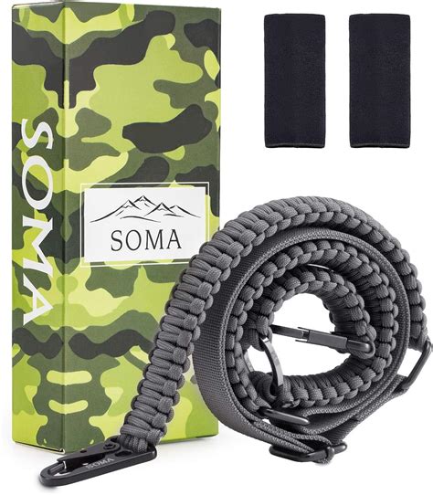 Amazon SOMA 2 Point Paracord Rifle Sling With Hooks Two Point