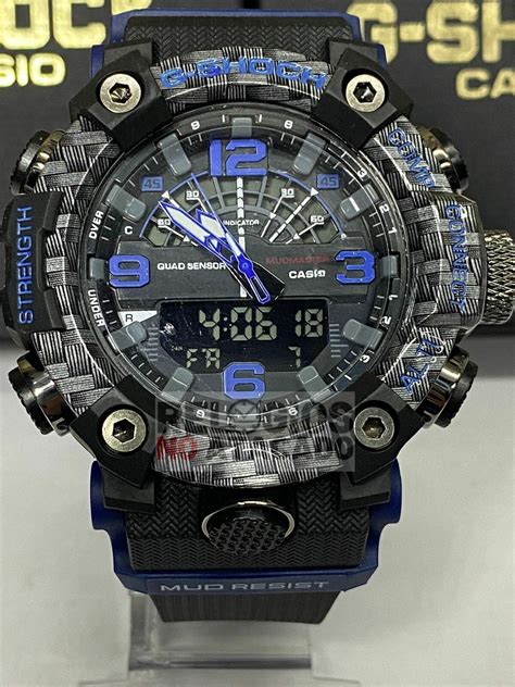 Comprar Rel Gio Masculino G Shock Mudmaster Black Out X Preto Blue A