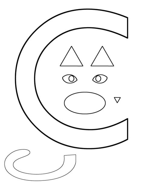 Letter C Craft Printable Easy Cat Alphabet Activity A Crafty Life