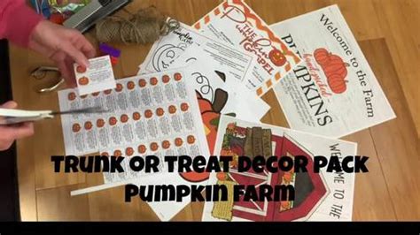 Trunk Or Treat Decor Pack Pumpkin Patch Theme By Julie Faulkner