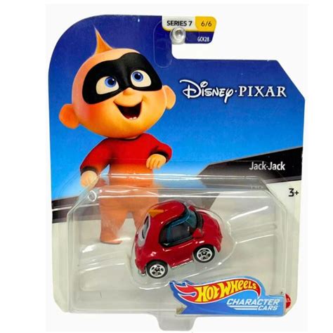 Hot Wheels Disney Pixar Character Cars Jack Jack Matt Gem