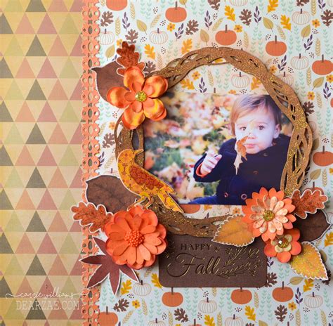 Happy Fall Fall Scrapbook Fall Scrapbook Layouts Scrapbook Blog