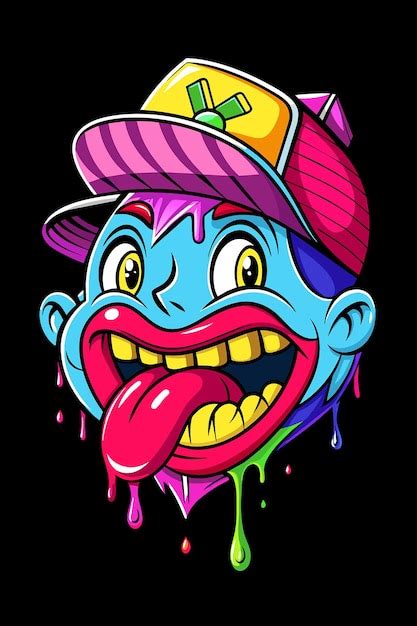 Arte De Camiseta Listo Para Imprimir Color Graffiti Completo Vector