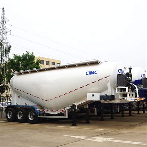 CIMC 38ton Cement Bulker Truck Trailer For Sale In Sudan