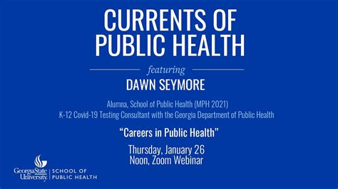 Currents Of Public Health Careers In Public Health Youtube