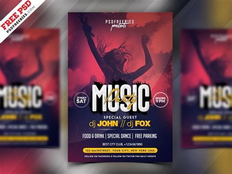 30 Best Music And Band Flyer Templates Design Shack