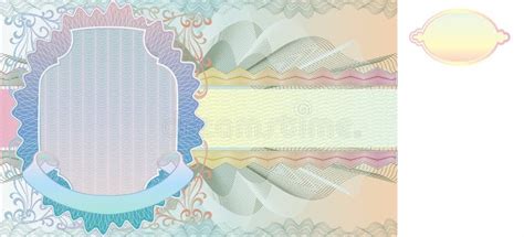 Blank Banknote Layout Stock Illustration Illustration Of Corel 84620241