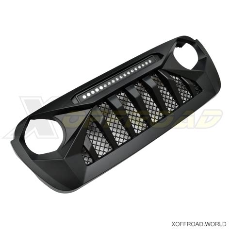 Parrilla Negro Optimus Serie Net Spot Led Jeep Wrangler Jl Jeep