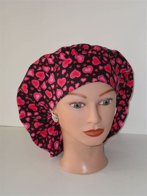 Perfect Sized Bouffant Cap Valentine S Day With All My Heart