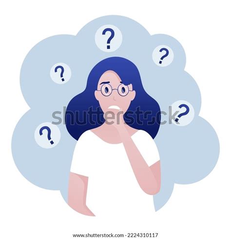 질문 대답되지 않은 몇 가지 질문에 스톡 벡터로열티 프리 2224310117 Shutterstock