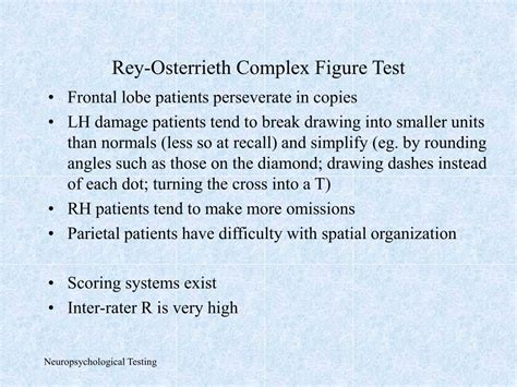 Ppt Neuropsychological Testing Continued Multi Dimensional