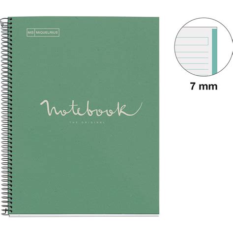 CUADERNO PROFESIONAL MIQUELRIUS ECO EMOTIONS RAY 80 HOJAS MENT