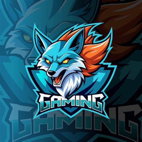 Fox Head Esport Gaming Logo With Emblem Premium Ai Generated Vector